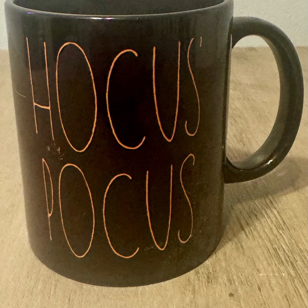 Rae Dunn Black and Orange Hocus Pocus Mug